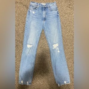 Mother high waisted rider skimp the confession jeans size 27